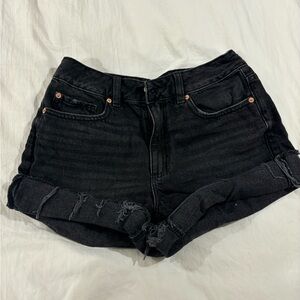 Garage Women's Black Denim Shorts